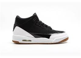 Jordan 3 Retro Black White Gum (GS)